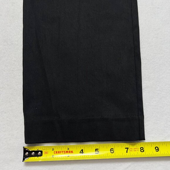 Alfred Dunner Women Pull-on Stretch Straight Black Pants 8 Traditional Fit NWT - Picture 9 of 10